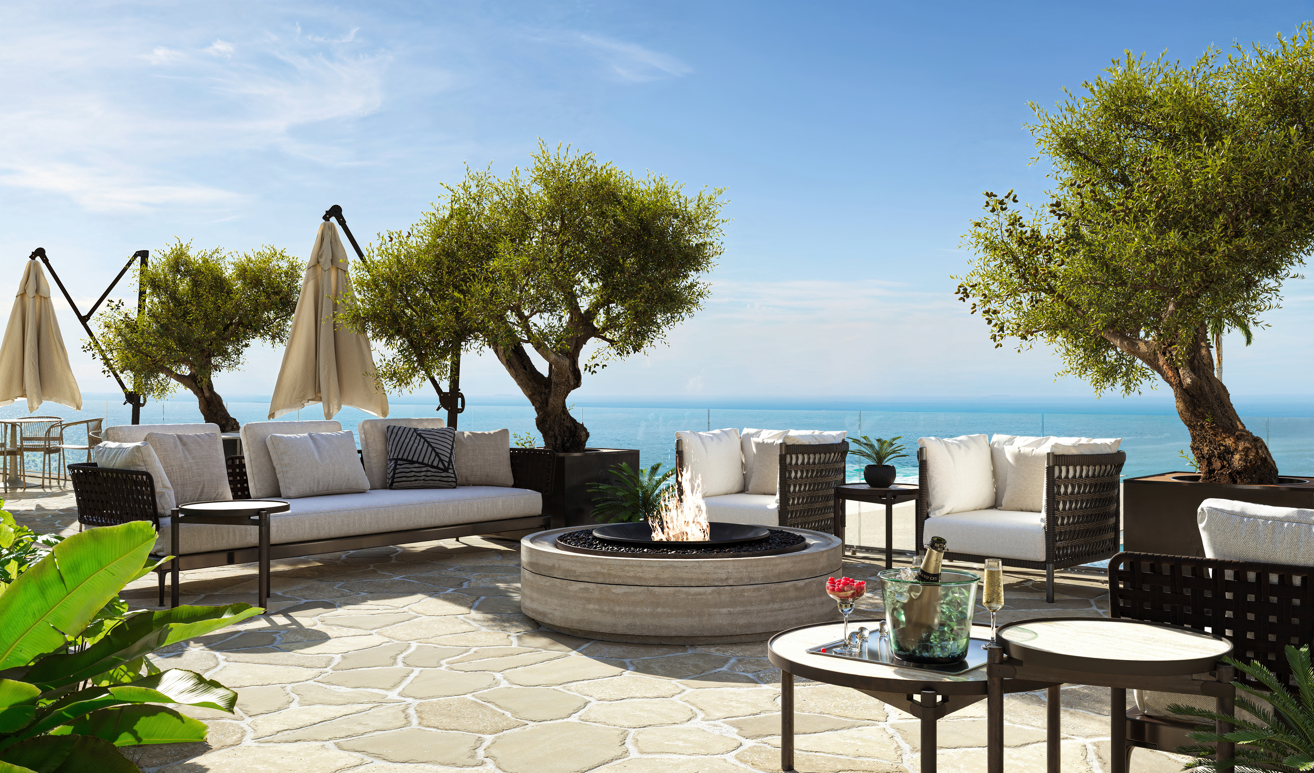 Lounge Fireplace Noturno